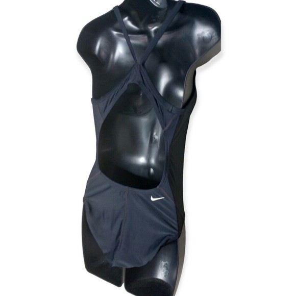 Nike Black and White Women's One Piece Swimsuit - Picture 8 of 14